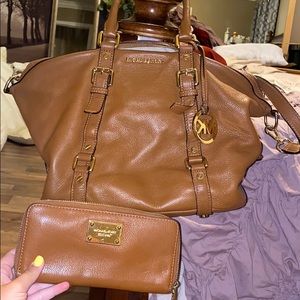 Michael Kors purse and wallet